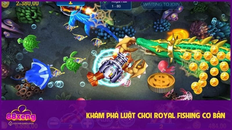 Royal Fishing - Siêu Phẩm Khó Bỏ Qua Khi Săn Thưởng 2 Luật chơi Royal Fishing không quá khó để nắm bắt