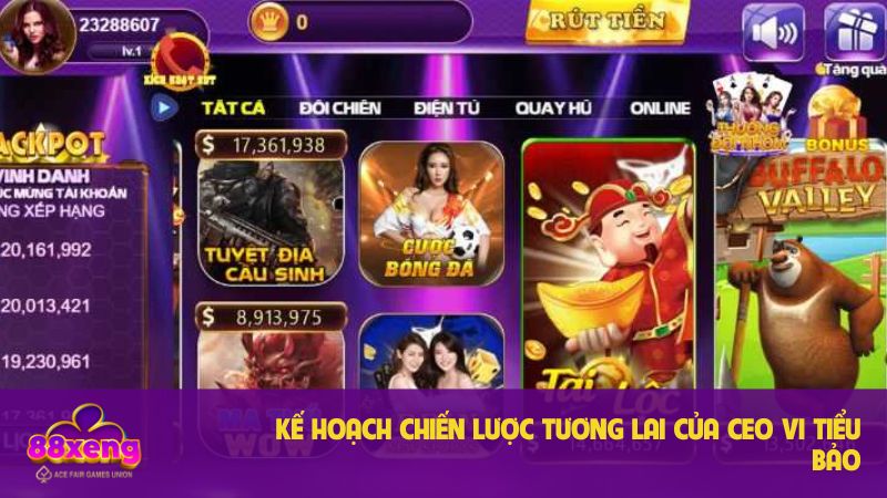 CEO Vi Tiểu Bảo - Quá Trình Kiến Tạo Xeng88 Và Tầm Nhìn 3 Kế hoạch chiến lược tương lai của CEO